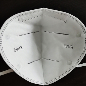 一次性Covid KN95面罩带鼻线
